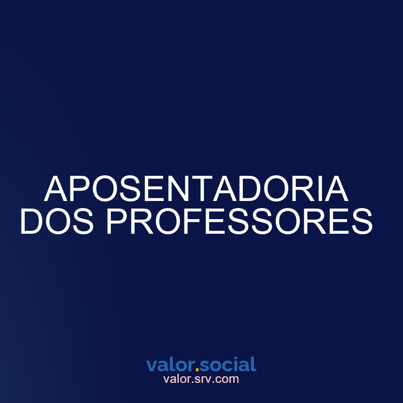 Aposentadoria do professor