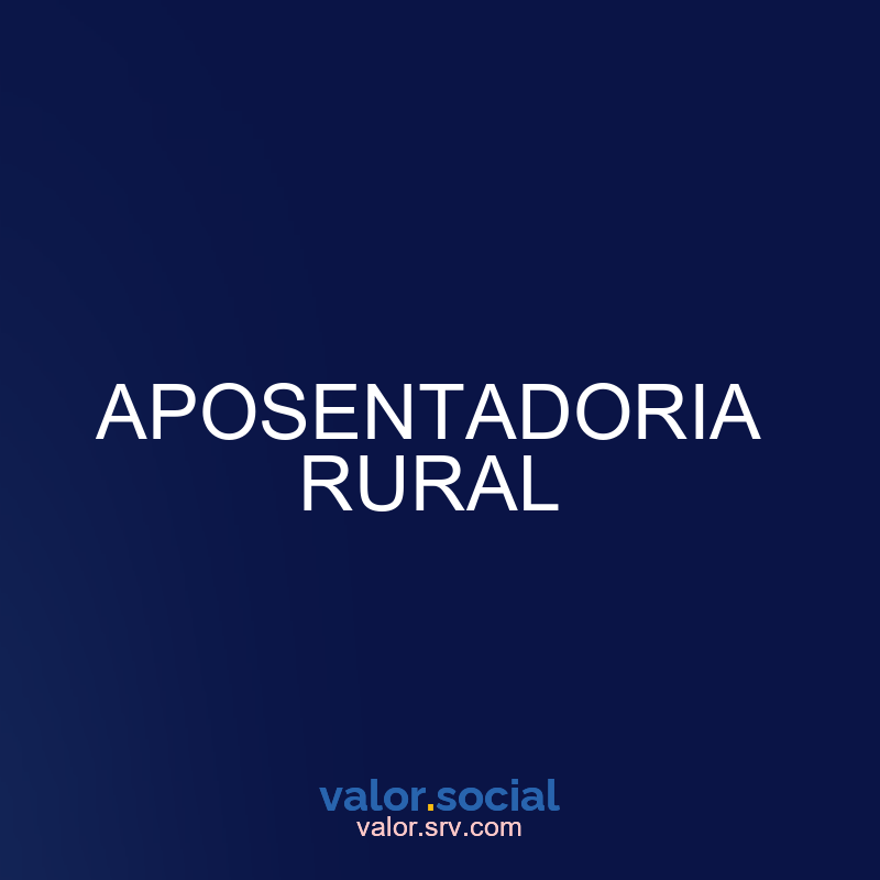 Aposentadoria rural