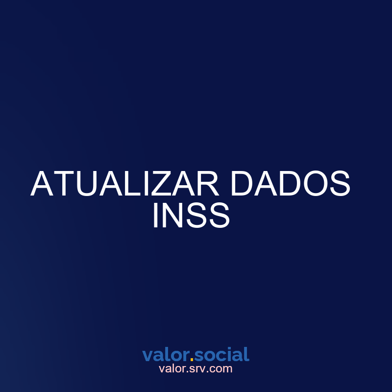 Atualizar dados INSS