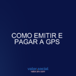 Como emitir e pagar GPS