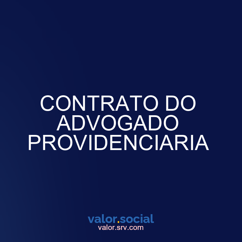 Contrato de advogado