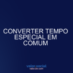 Converter tempo especial