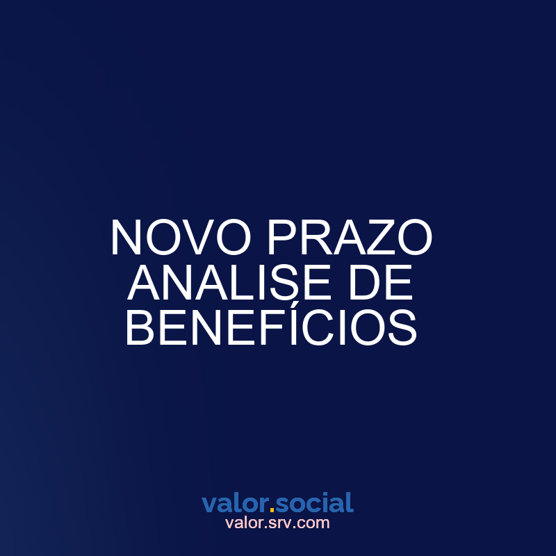 Novo benefício -Análise