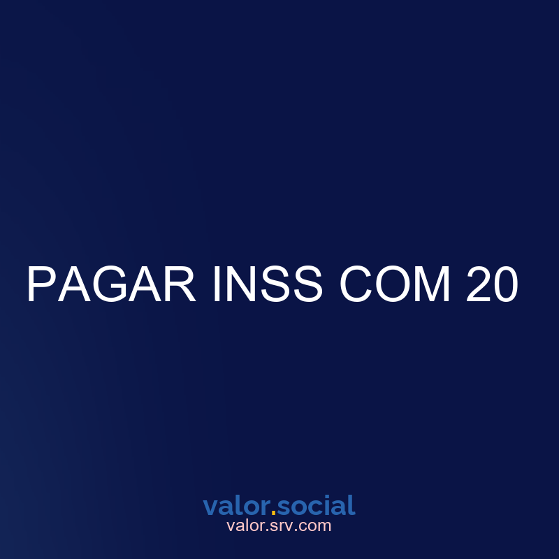 Pay Inss com 20