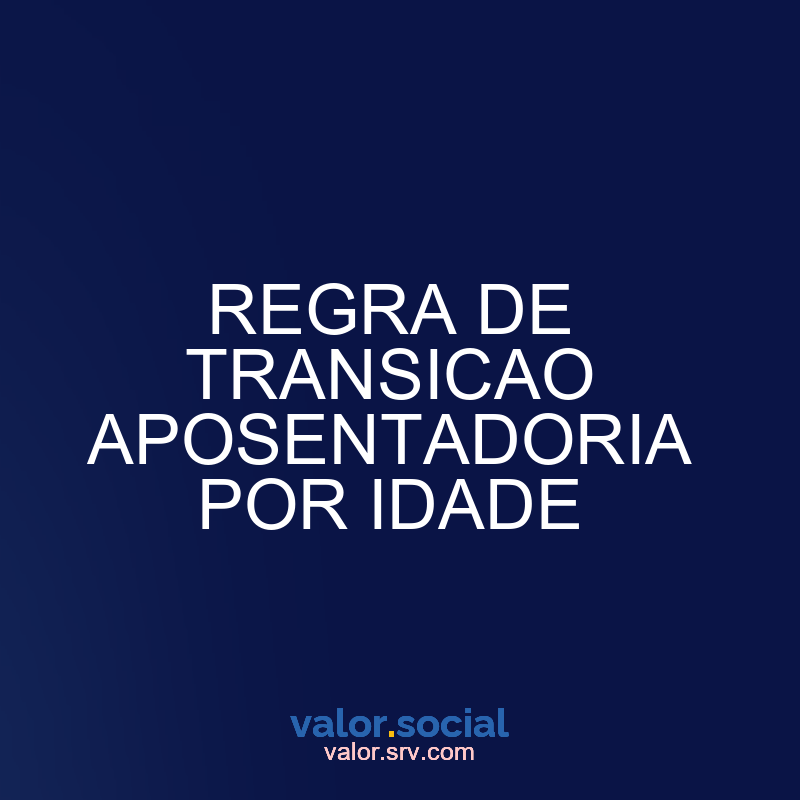 Regra de aposentadoria