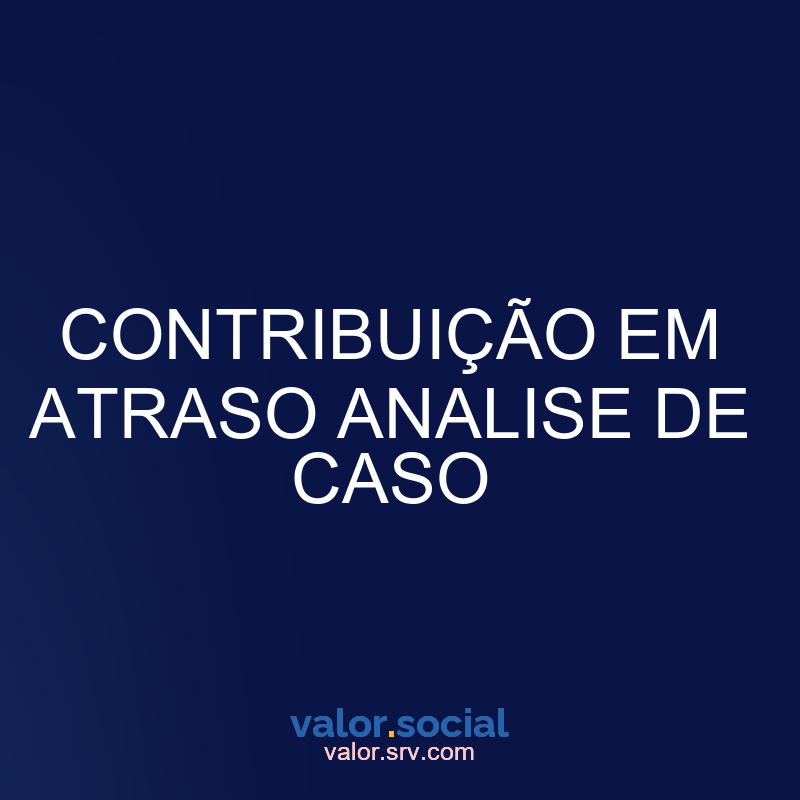 Contribuição da análise de caso