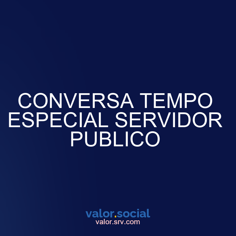 Servidor de conversação do Time Public Special Time