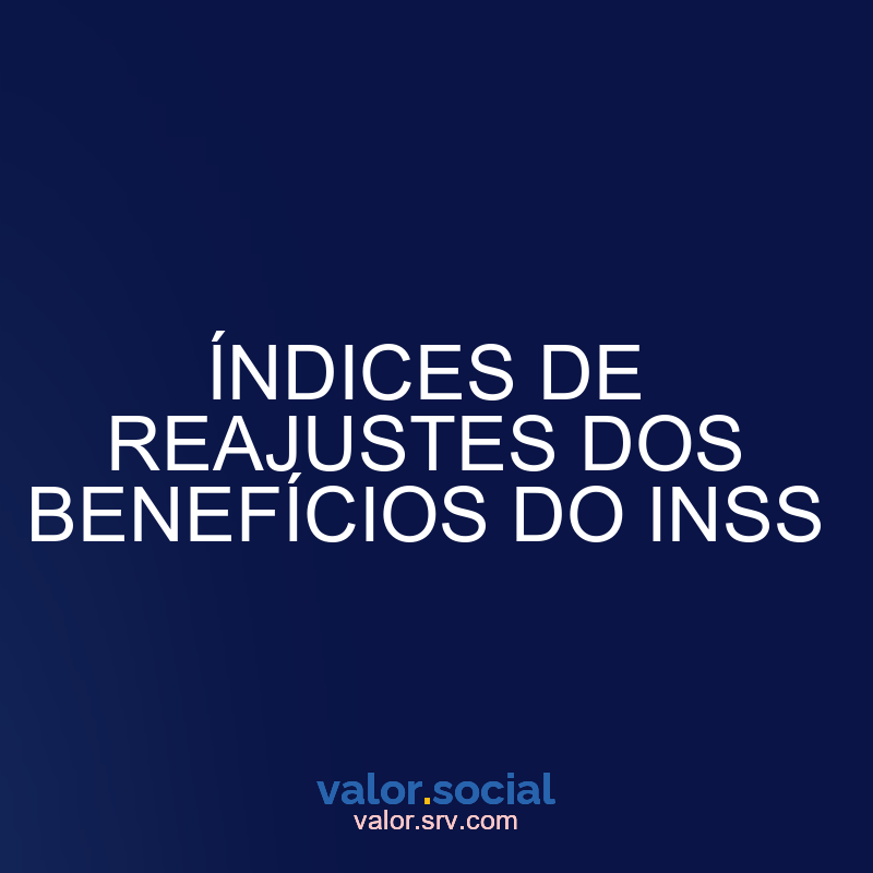 INSS Benefit Reajustment Indices